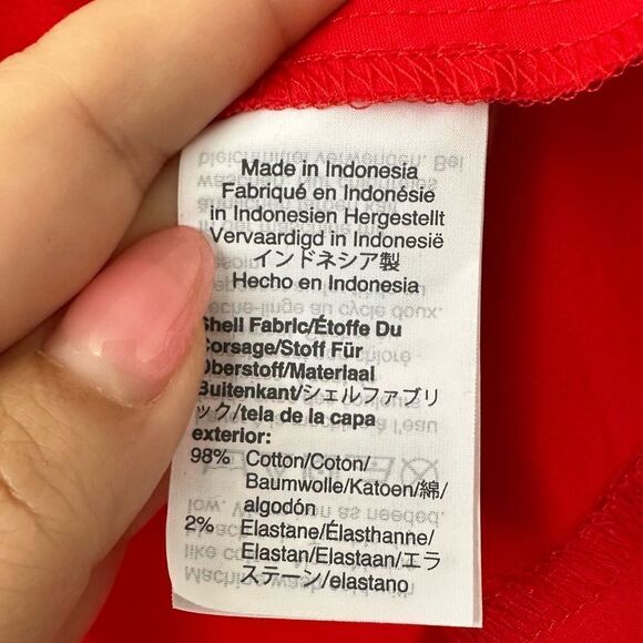 J. Crew Short Sleeve Cotton Poplin Midi Dres Size 0P - Picture 8 of 9